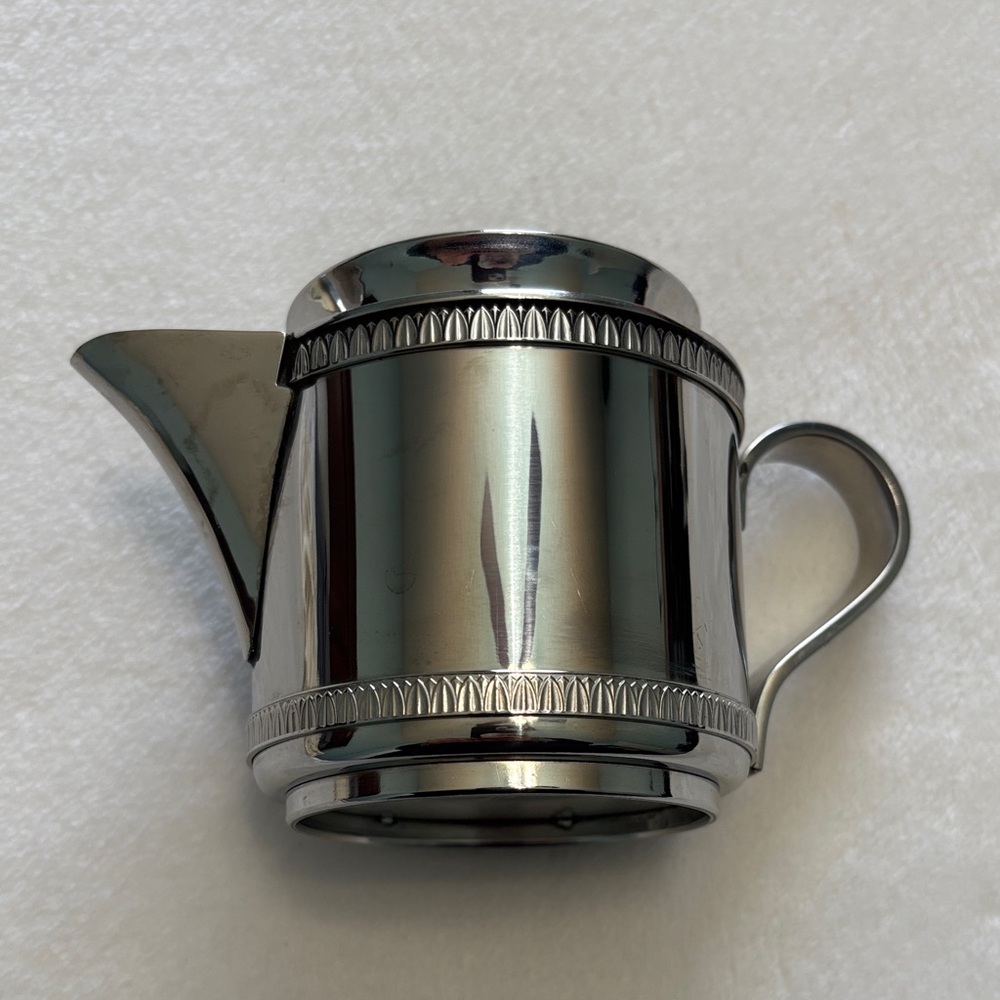 Vintage Villeroy & Boch Cream Pitcher - Creamer Metal Milk Steel
